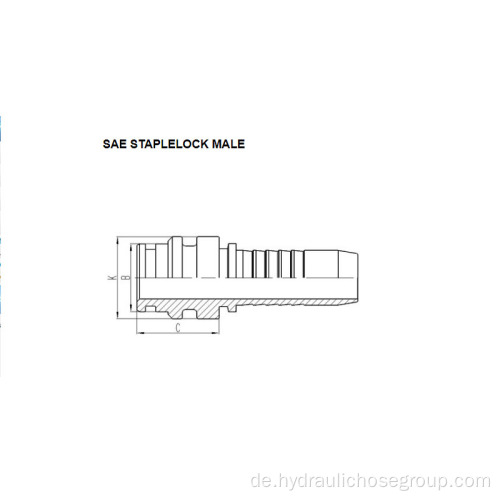 SAE-Staplelock-Stecker 67011